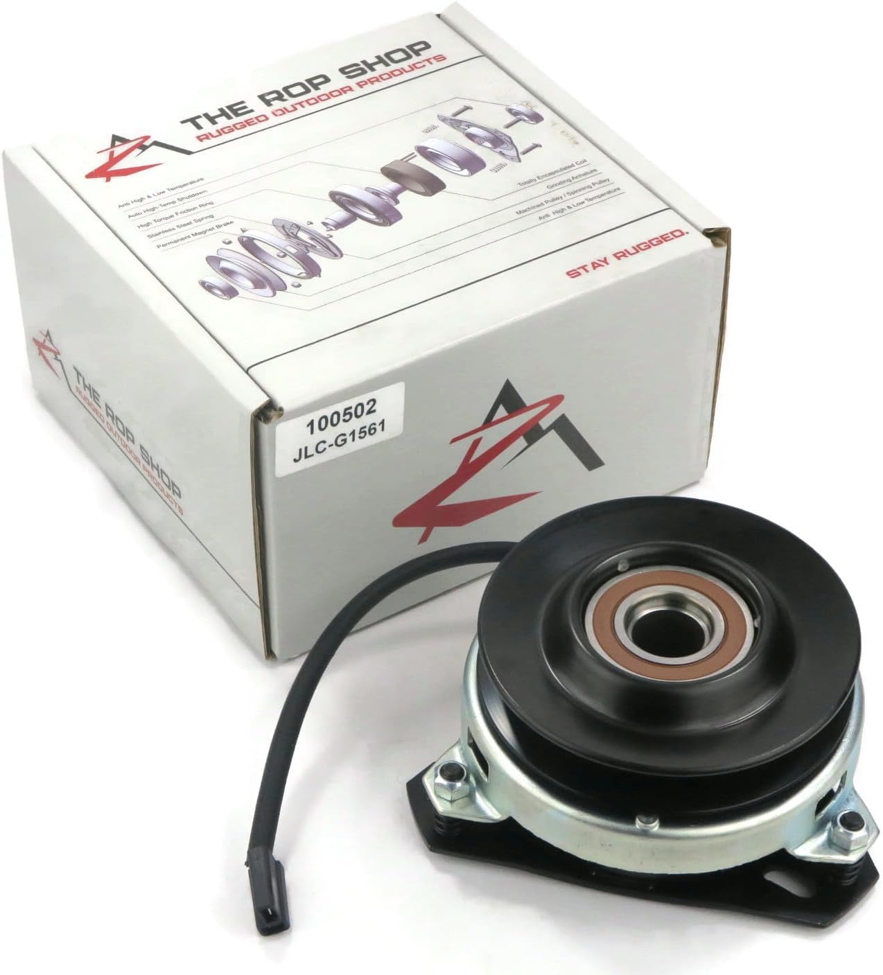 The ROP Shop Electric PTO Clutch for CaseIH C33197, C47443, C48625, 990947 Garden Lawn Mower