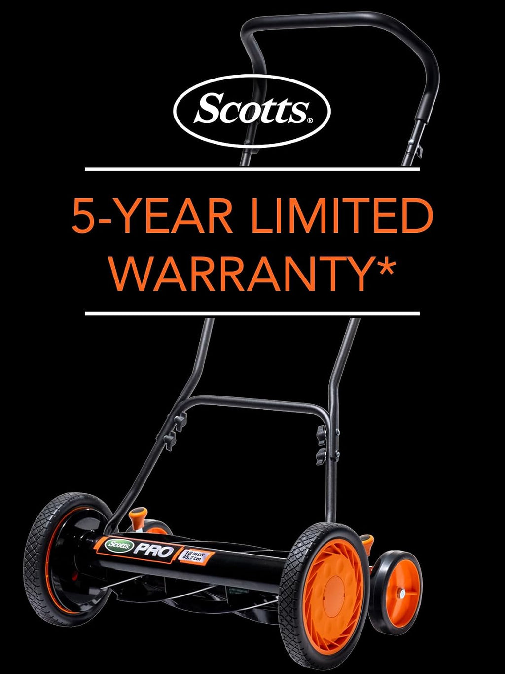 Scotts Outdoor Power Tools 716-18S 18-Inch 7-Blade Push Manual Reel Lawn Mower, Green
