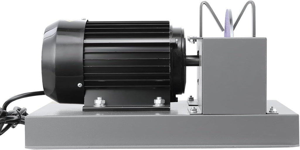 VEVOR Lawn Mower Blade Sharpener - 2/3HP 500W Grinder with 7-inch Ceramic Wheel, Sharpens High/Low Lift, Gator & Flat Blades