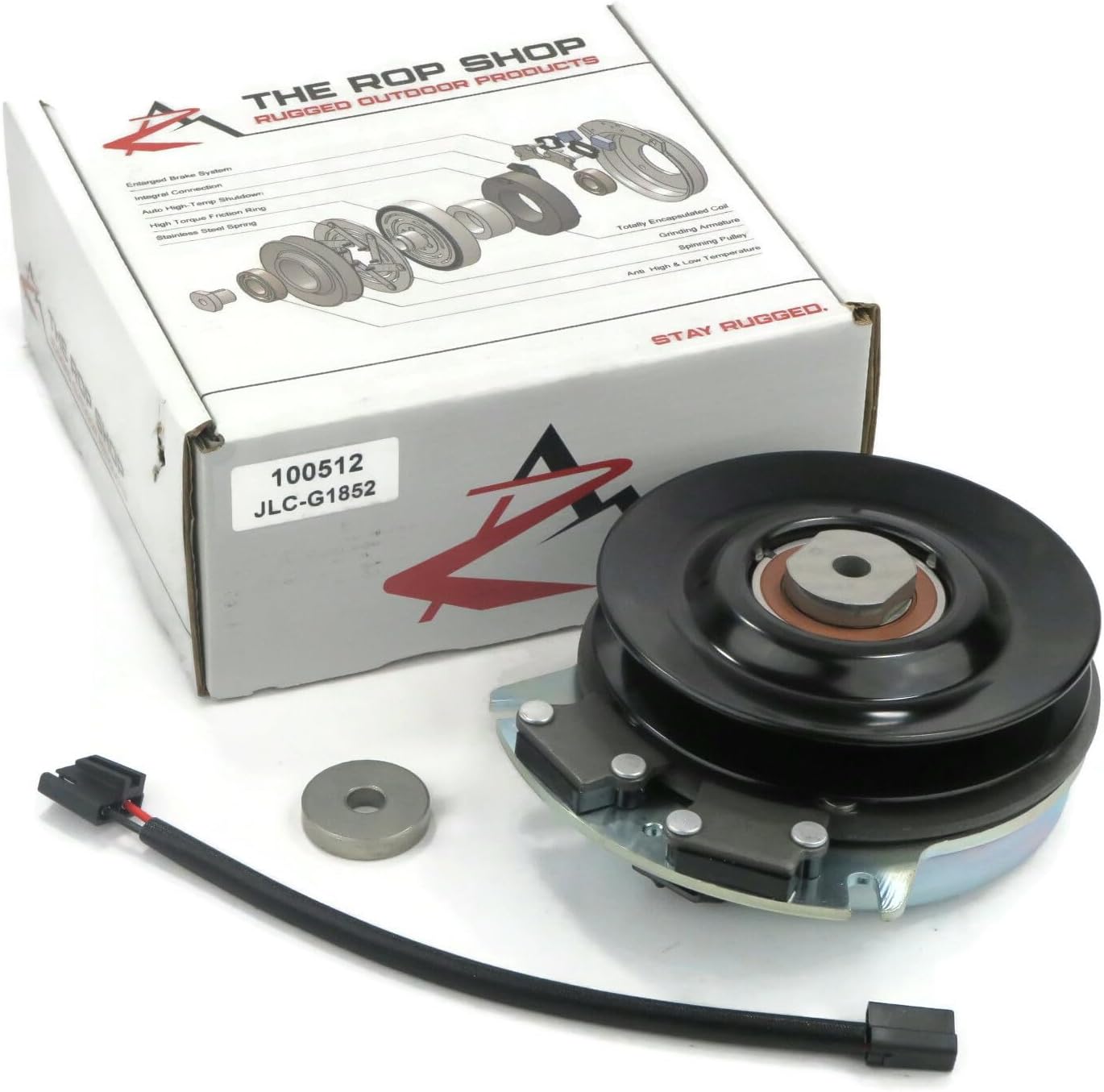 The ROP Shop Electric PTO Clutch for Luper 3S18005, Land Pride 891-193C, 891193C Lawn Mower