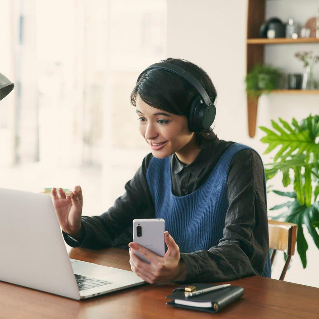 Sony WHCH720N Wireless Over The Ear Noise Canceling Headphones with 2 Microphones and Alexa Voice Control (Black)