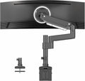 VIVO Premium Aluminum Tall Extended Monitor Arm for Ultrawide Monitors up to 49 inches and 33 lbs, Single Desk Mount Stand, Pneumatic Height Adjusting, Max VESA 100x100, Black, STAND-V101GT