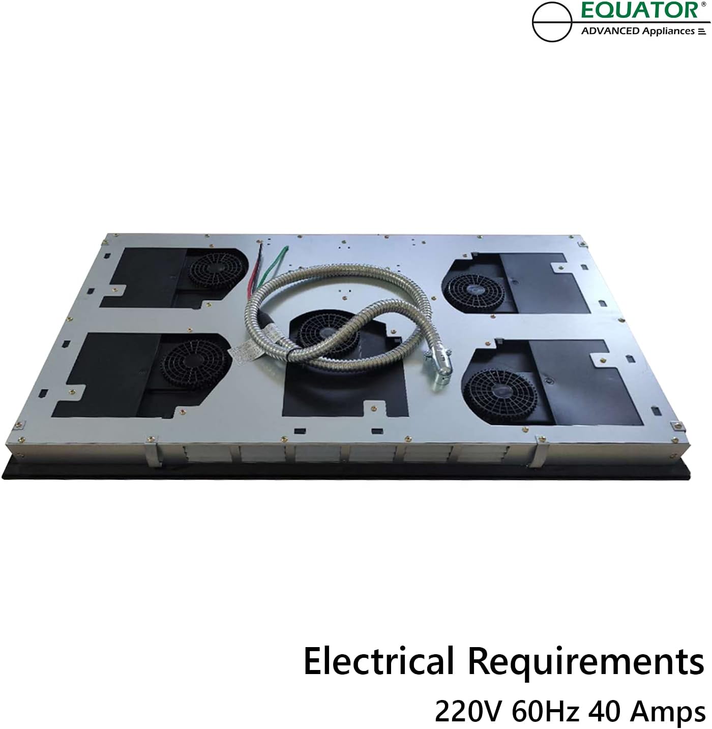 Equator 220V - 30' Built-in Induction Cooktop 4 Burner (Renewed)