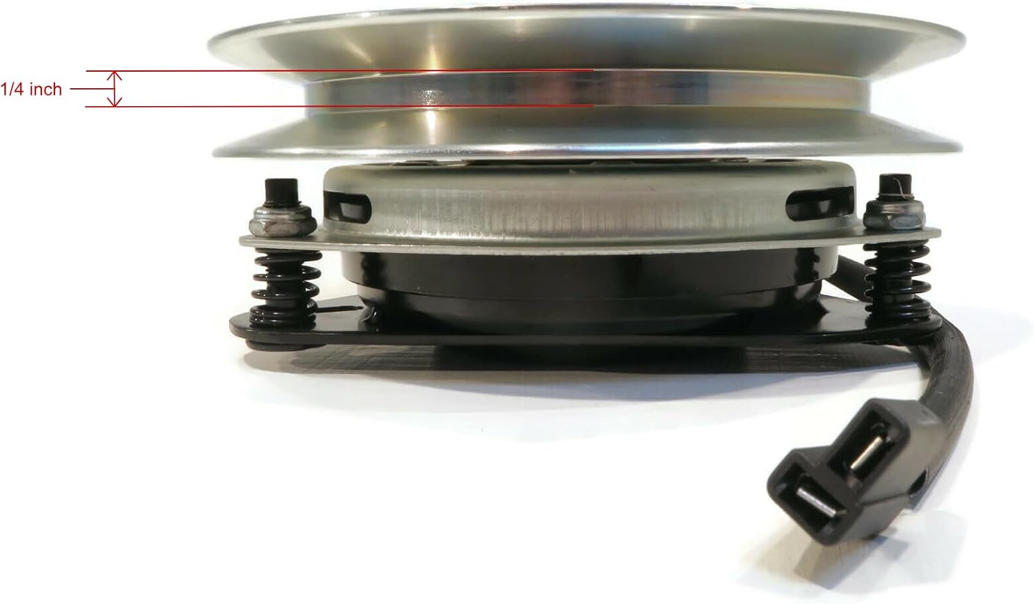 The ROP Shop Electric Clutch Counter Clockwise with 1' Crankshaft, 7 3/4' Pulley Diameter