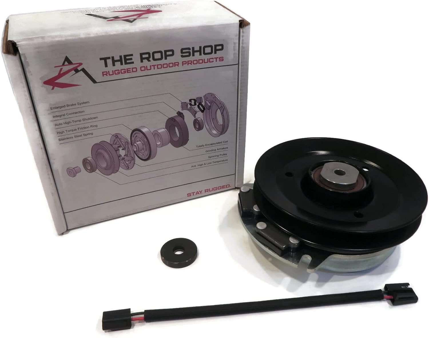 The ROP Shop Electric PTO Clutch for 2012-2021 Cub Cadet Tank SZ 48, Tank SZ 60 Lawn Mower