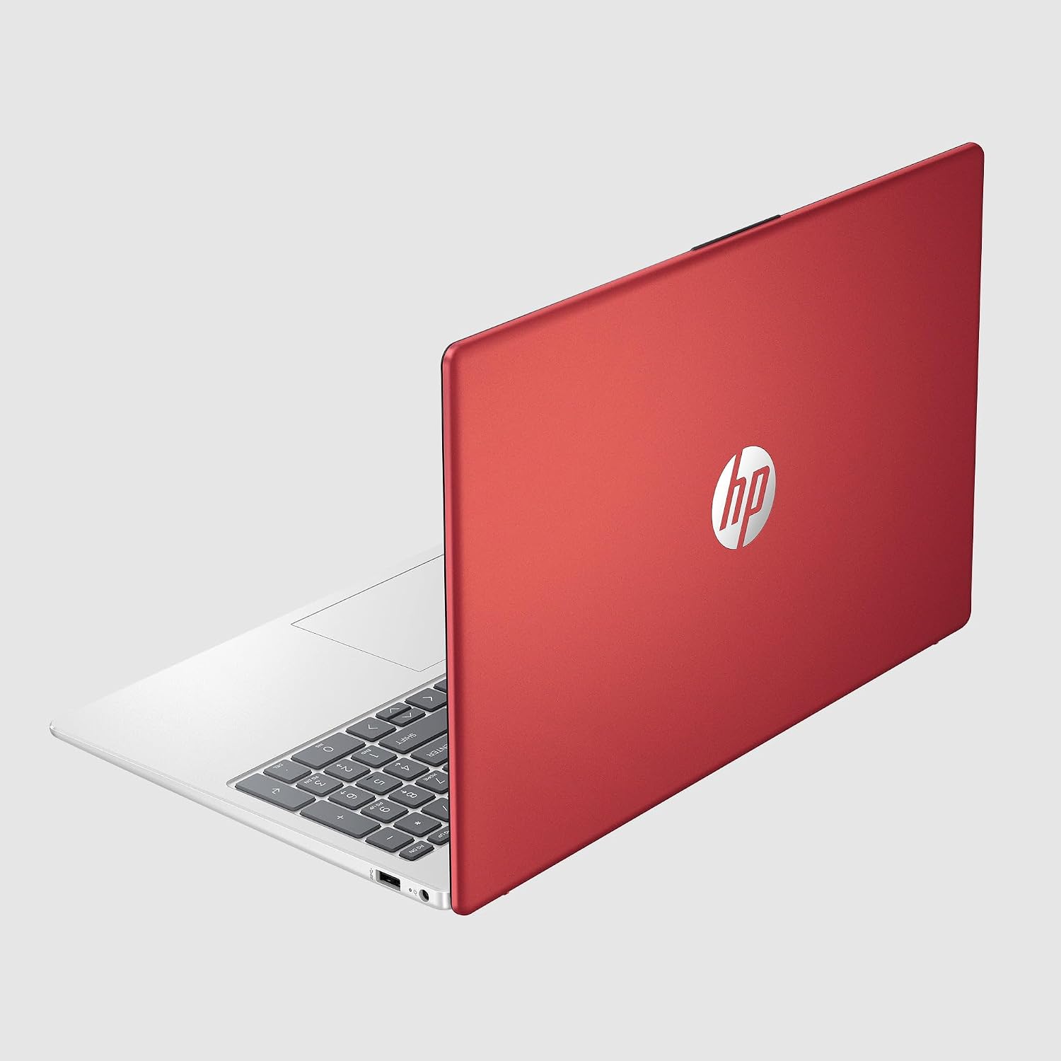 HP 15.6', Laptop Intel Pentium Processor 4GB RAM, 128GB UFS, Scarlet Red, Windows 11, 15-fd0083wm (Renewed)