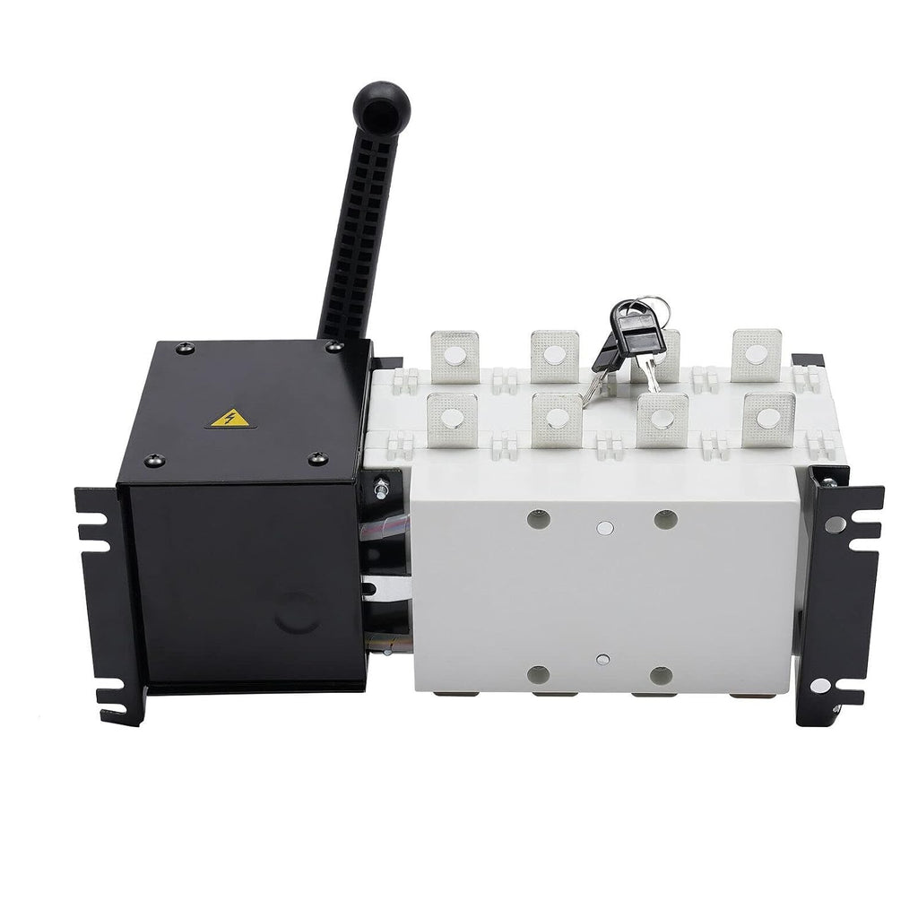 Automatic Transfer Switch, 250A 4P Industrial Dual Power Generator Changeover Switch, Mini AC110V/60hz (4P 250A)