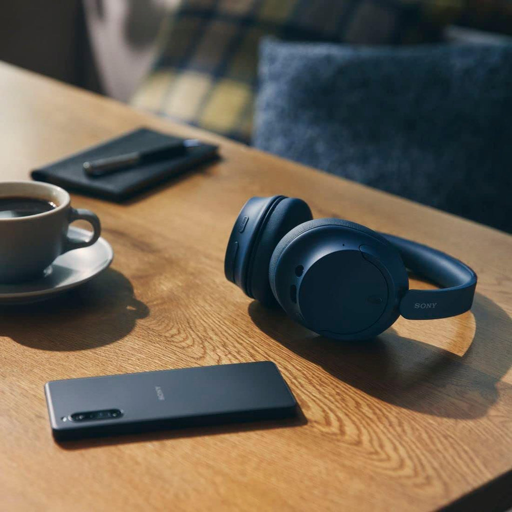 Sony WH-CH720NL Noise Canceling Wireless Bluetooth Headphones - Built-in Microphone - up to 35 Hours Battery Life and Quick Charge - Navy Blue
