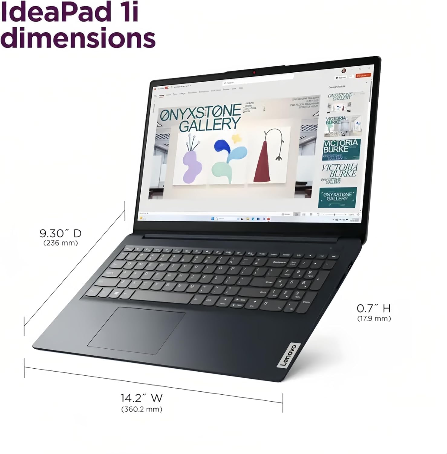 Lenovo IdeaPad 15.6' FHD Touchscreen Business Laptop with Lifetime Web Office 365 - Intel 13th 10-Core i5 (Outperforms i7-1255U) - 40GB RAM, 2TB SSD - WiFi 6, 10HR Battery, 720p Camera