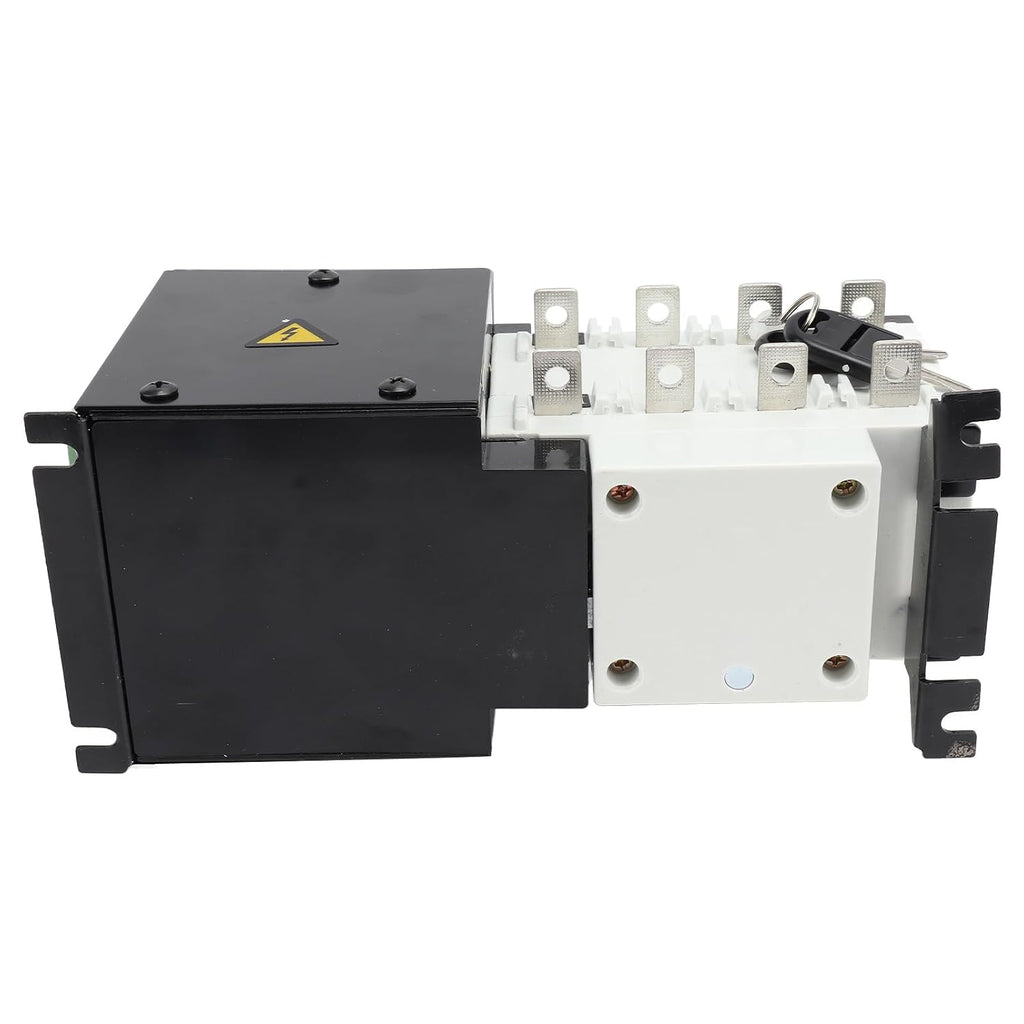 Generator Transfer Switch Dual Power Automatic Transfer Switch AC400V Advanced Technology Reliable Multi Protection for Home Office Buildings Public Places PC Material (125A)