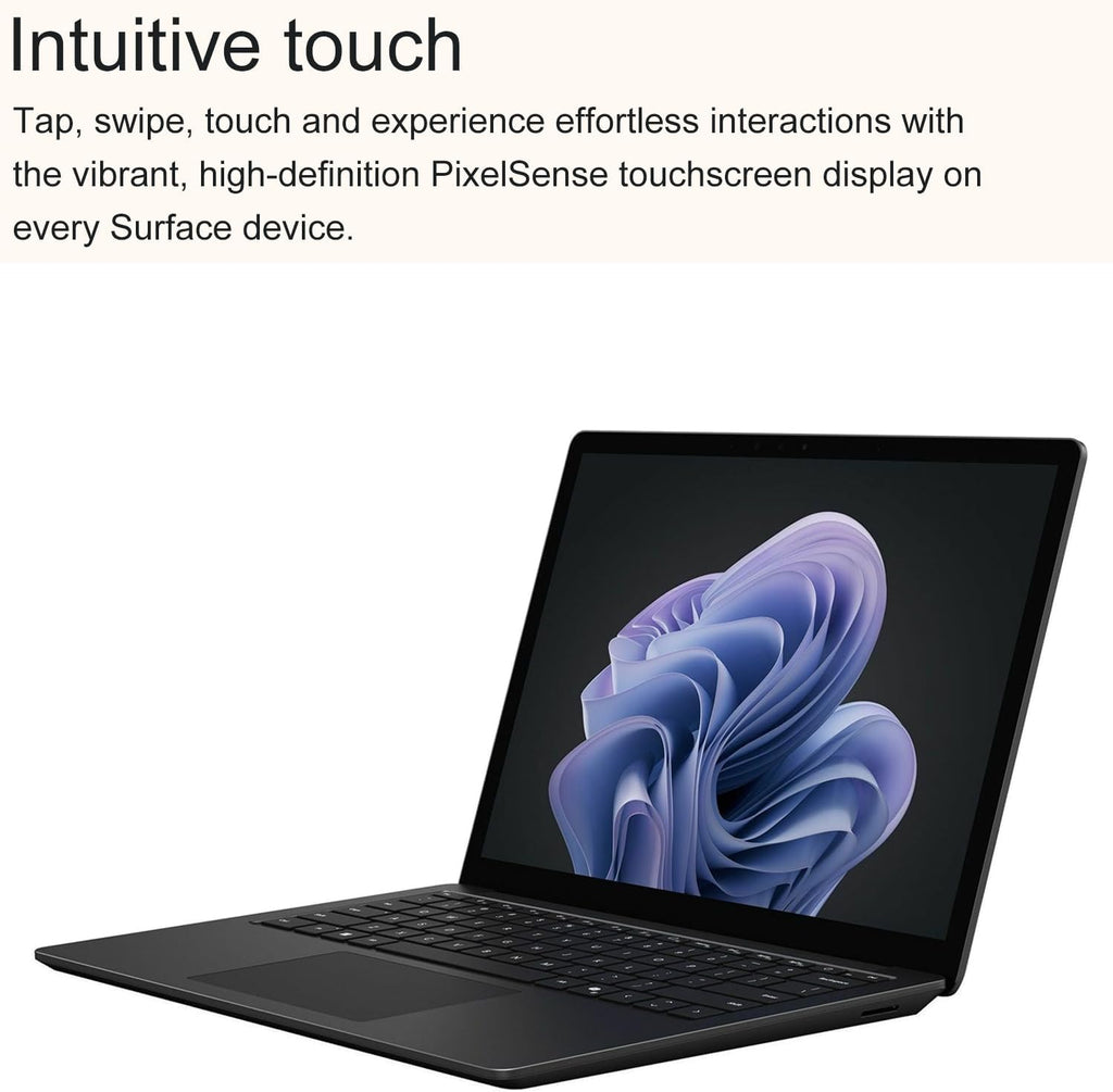 Microsoft Surface Laptop 6 AI PC for Business (13.5' 2K+ Touchscreen, Intel 16-Core Ultra 7 165H (> i7-1355U), 16GB DDR5 RAM, 512GB SSD), 18.5-Hr Long Battery Life, 1080p IR Webcam, Win 11 Pro, Black