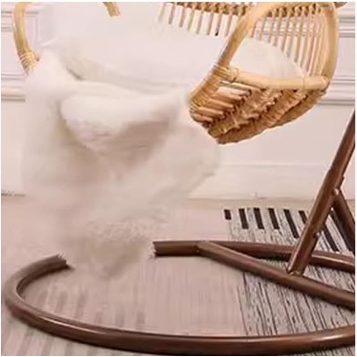 Wicker Chairs Hanging Chair Minimalist Hanging Basket Swing Balcony Rocking Chair Indoor Homestay Hanging Chair Patio Chair