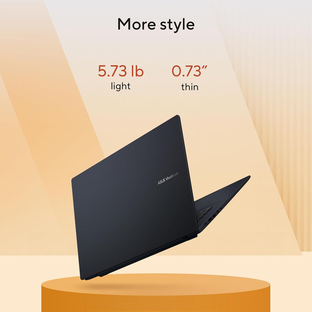 ASUS Vivobook 18 Laptop, 18' WUXGA 144Hz Display, AMD Ryzen 7 260 with XDNA NPU, AMD Radeon Graphics, 32GB RAM, 1TB SSD, Quiet Blue, M1807HA-DB79