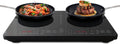 Nuwave Double Pro Cooktop Induction Countertop Burner, Portable, 900/1500/1800W with Dynamic Watt Technology, 50°F to 575°F, 8' Heating Coil, Shatter-Proof Ceramic Glass, Seamless IMD Touch Panel