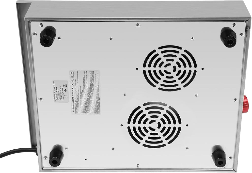 Commercial Induction Cooktop, Professional Electric Stove Hot Plate 3500W 110V with Led Display, Portable Induction Burner Single Stove Burner Electric for Cooking, 17.72 * 13.78 * 4.72 In, 电磁炉