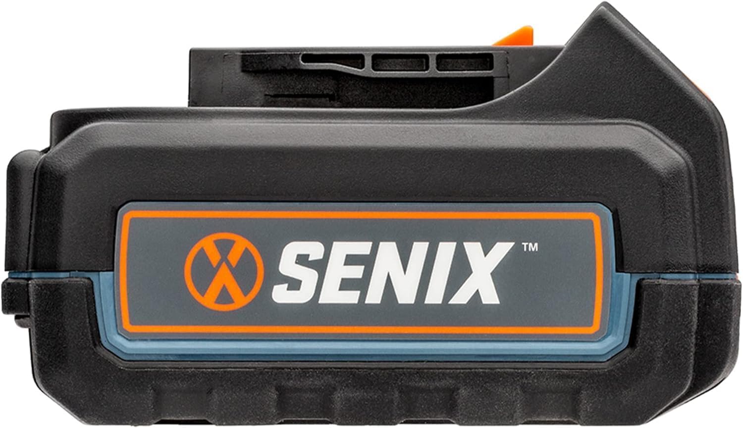 SENIX 20 Volt Max* 5.0 Ah Lithium-ion Battery Only for 20V Lawn Mower,Snow Blower,Snow Shovel, Cordless Leaf Blower, Chainsaw,Power Tools, Fade-Free, Battery Indicator Lights, 2 Pcs