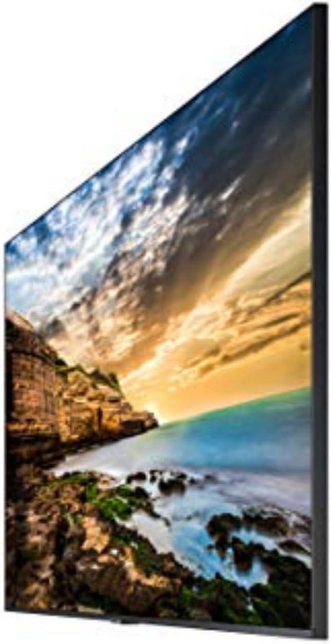 SAMSUNG Business QE65T 65-inch 4K UHD 3840x2160 LED Commercial Signage Display, HDMI, USB, Speakers, 3-Yr Wrnty, 16/7 Operation, 300 nit (LH65QETEPGCXGO), Black