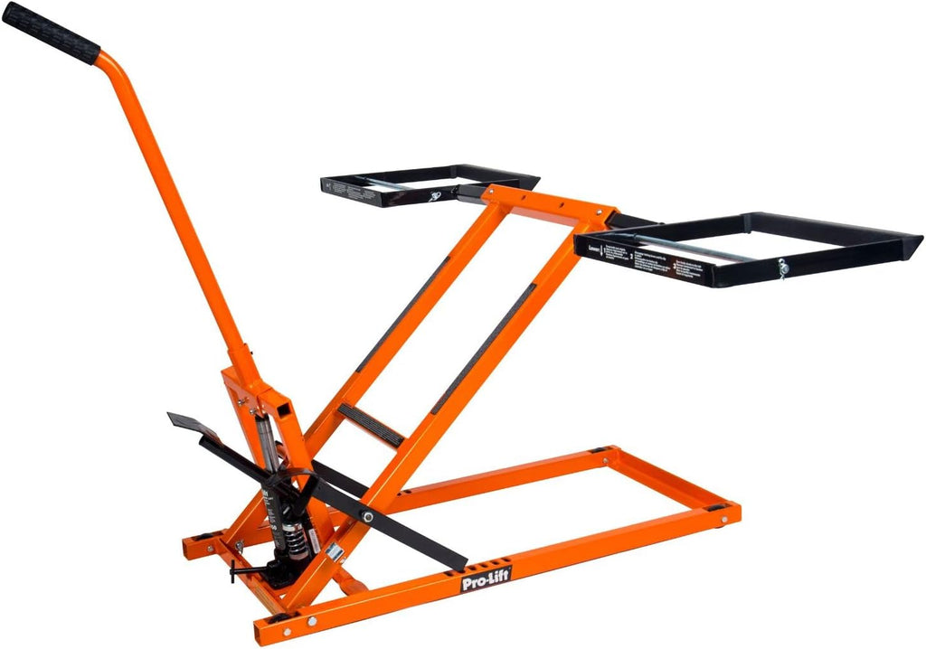Pro-Lift Lawn Mower Lift Jack - 350 Lbs Capacity for Tractors and Zero Turn Lawn Mowers