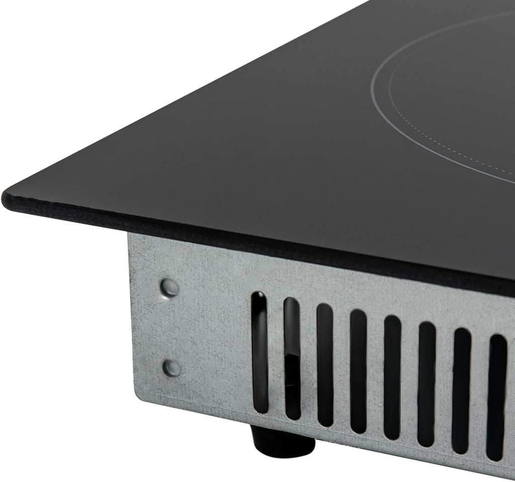 2600W 110V Induction Cooktop 3 Burner Portable Electric Ceramic Cooktop, Countertop Burners Built-In Cooktop Sensor Touch Control Countertop Electric Hot Plate With Kid Safety Lock And Timer, No Plug