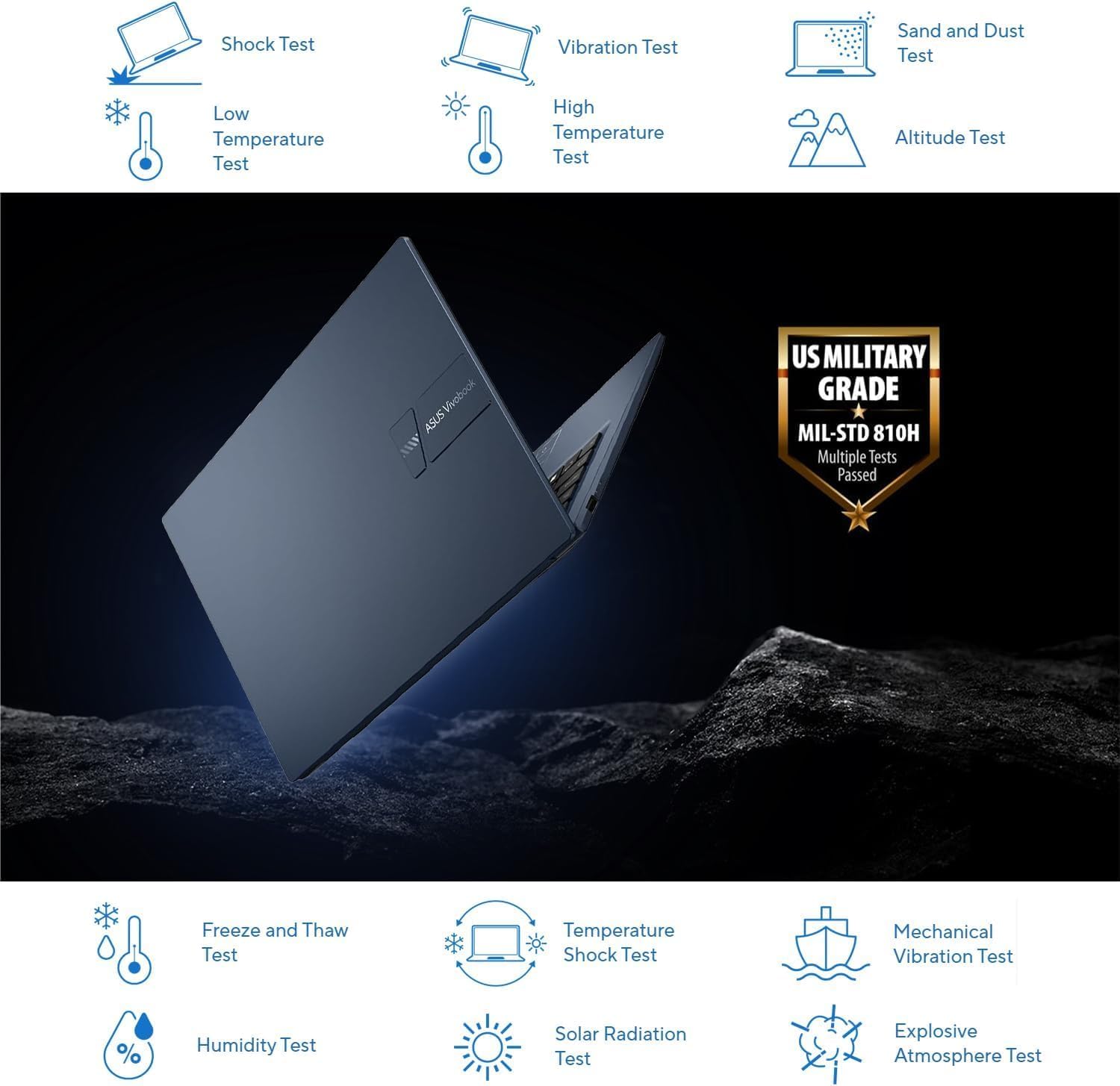 ASUS Vivobook 14 inch Laptop - Windows 11 Office Included - Intel Core i3-1315U Beat AMD Ryzen 5 4500U - 8GB RAM -128GB SSD -School Student Laptop- Computadoras Laptops Tradicionales