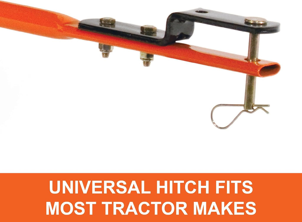Agri-Fab 45-0463 Pull Behind Broadcast Spreader,130 lb. Hopper Capacity Designed for Seed, Fertilizer, Salt, Ice Melt with Universal Hitch,12 ft. Spread Width for Riding Lawn Mowers and Lawn Tractors