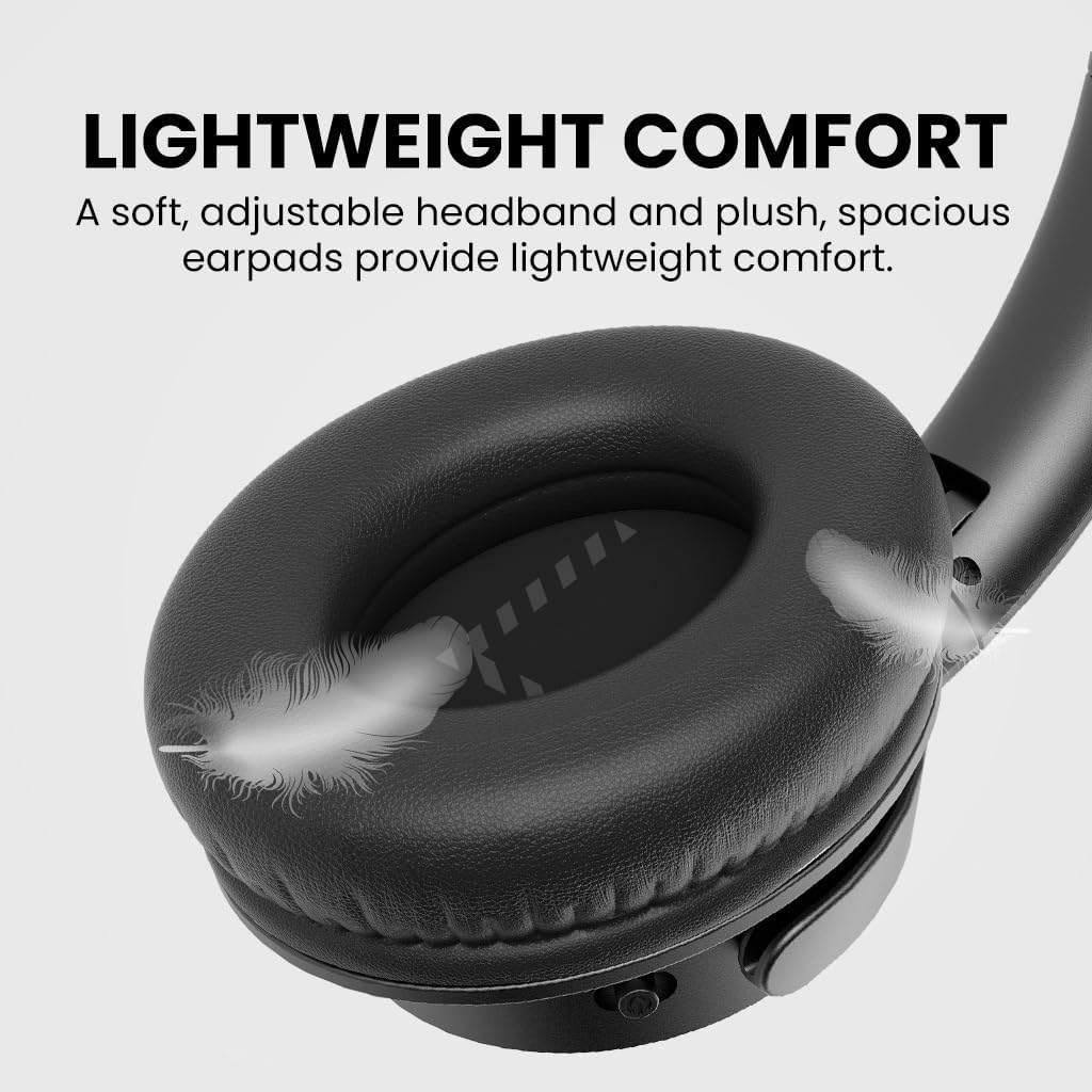 Avantree Ensemble - Wireless Headphones for TV Watching for Seniors, Easy Setup & Charging Dock, 35H Play Time, Comfortable, Works with Optical, AUX & Bluetooth TVs