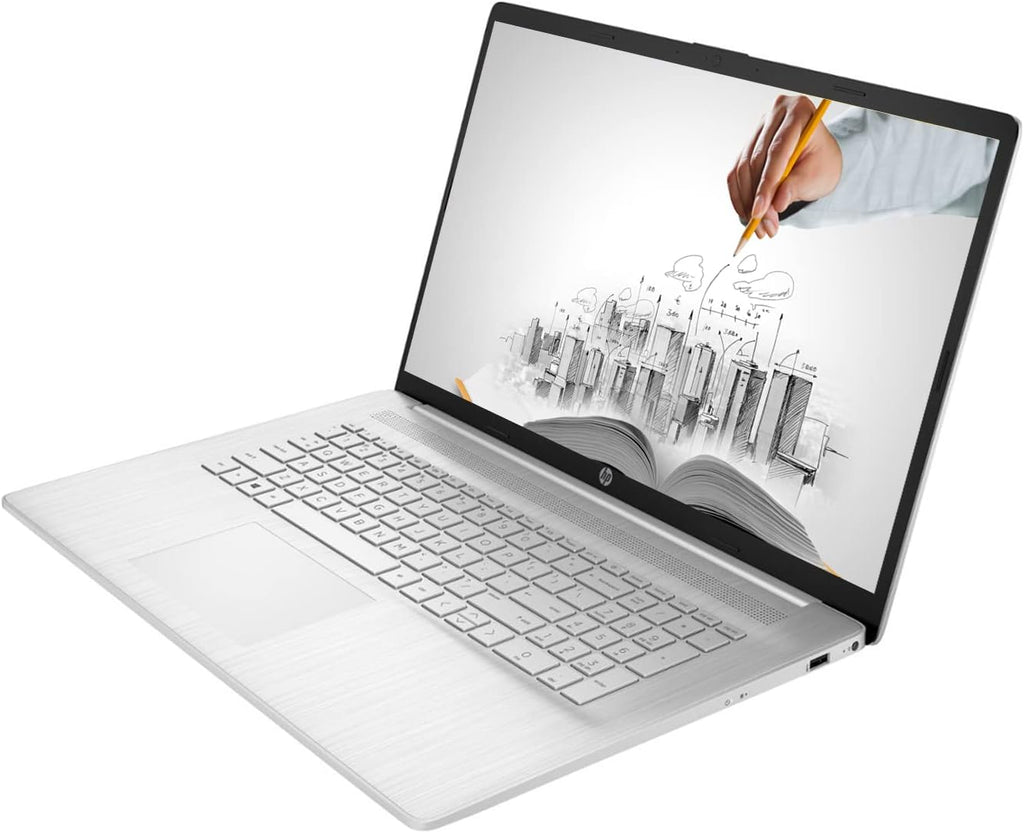 HP 17 Business Laptop, 17.3' HD+ Display, 11th Gen Intel Core i3-1125G4 Processor, 8GB RAM, 256GB SSD, Wi-Fi, HDMI, Webcam, Windows 11 Pro, Silver