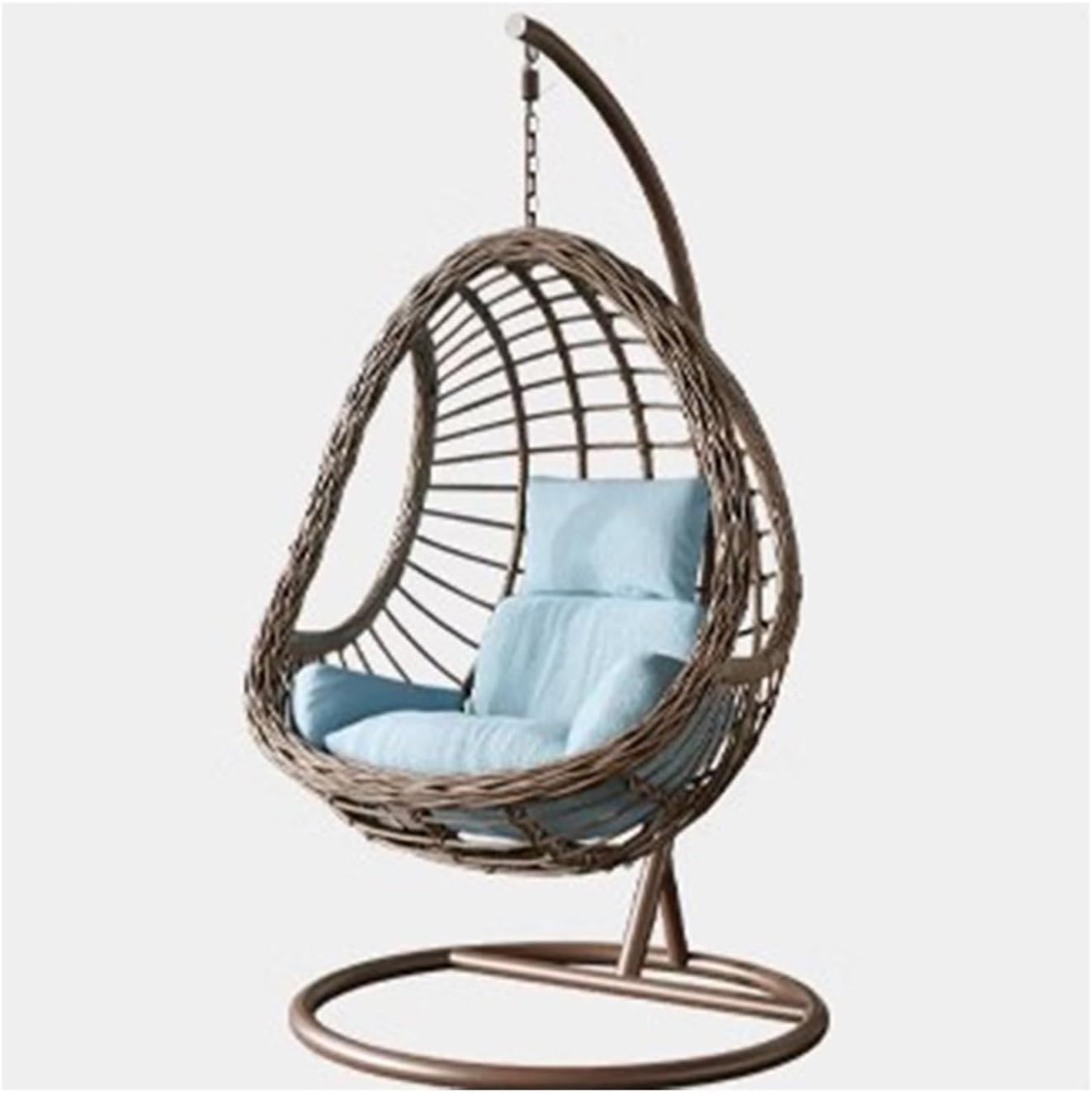 Home Rattan Chairs- Hanging Chair Hanging Basket Rocking Chair Balcony Leisure Rocking Chair Household Indoor Swing Hanging Chair Patio Lounge Chair