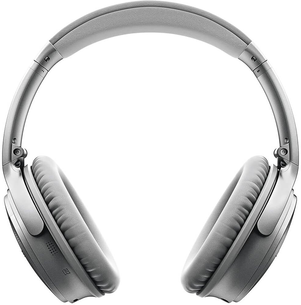 Bose QuietComfort 35 (Series I) Wireless Headphones, Noise Cancelling - Silver