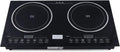 Electric Ceramic Cooktop, Electric Induction Cooktop, 2 Burners Built-in Electric Stove Top with Timer, Adjustable Temperature, Child Safety Lock, 8 Heating Level, 110V 2600W