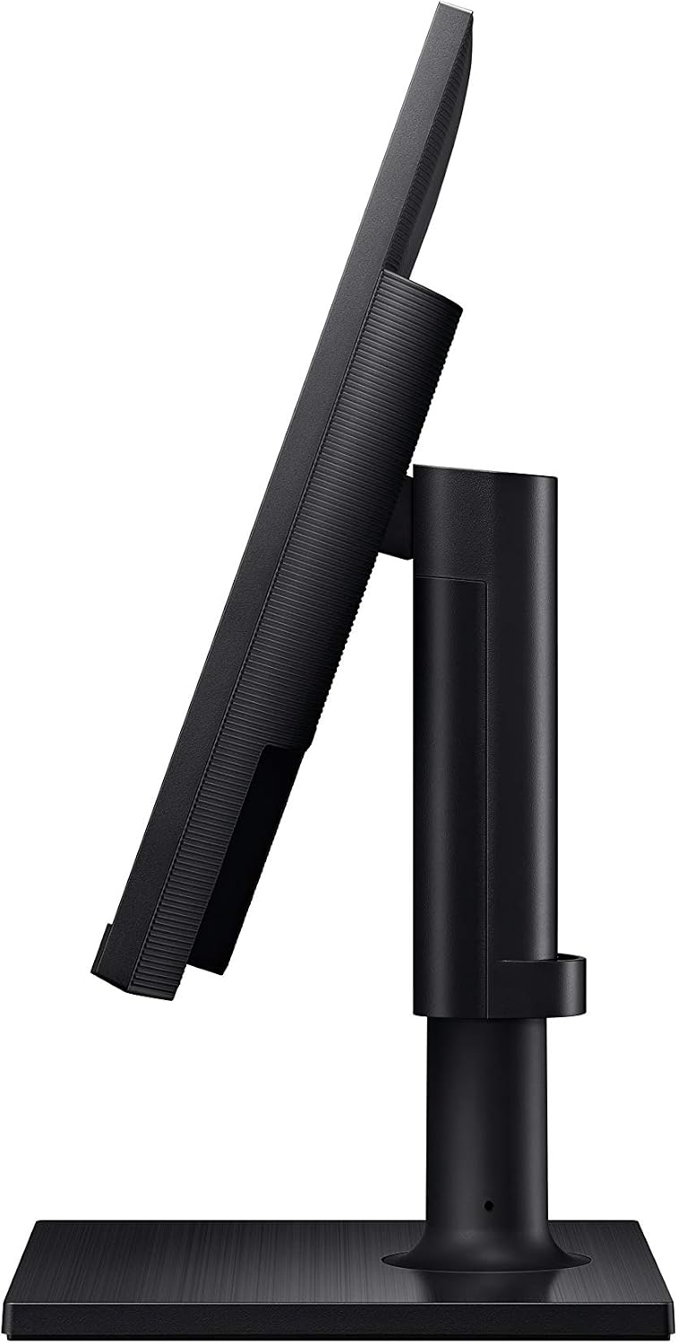 SAMSUNG FT45 Series 24-Inch FHD 1080p Computer Monitor, 75Hz, IPS Panel, HDMI, DisplayPort, USB Hub, Built-in Speakers, Height Adjustable Stand, 3 Yr WRNTY (LF24T450FZNXGO),Black