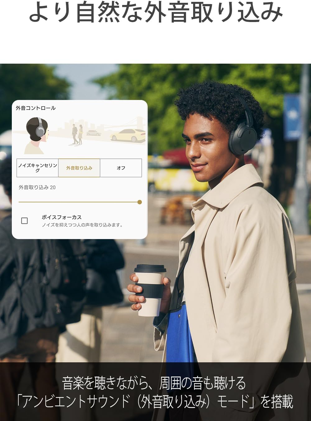 Sony WH-CH720NL Noise Canceling Wireless Bluetooth Headphones - Built-in Microphone - up to 35 Hours Battery Life and Quick Charge - Navy Blue