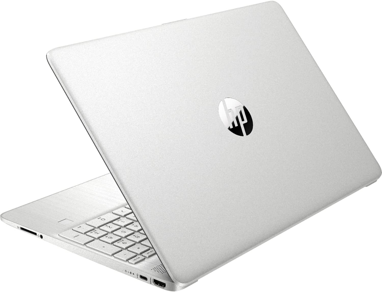 HP 15 Notebook Laptop, 15.6' Full HD Display, Intel Core i5-1135G7 Processor, 16GB DDR4 RAM, 512GB PCIe SSD, USB Type-C, Webcam, Wi-Fi, Windows 11 Home, Silver