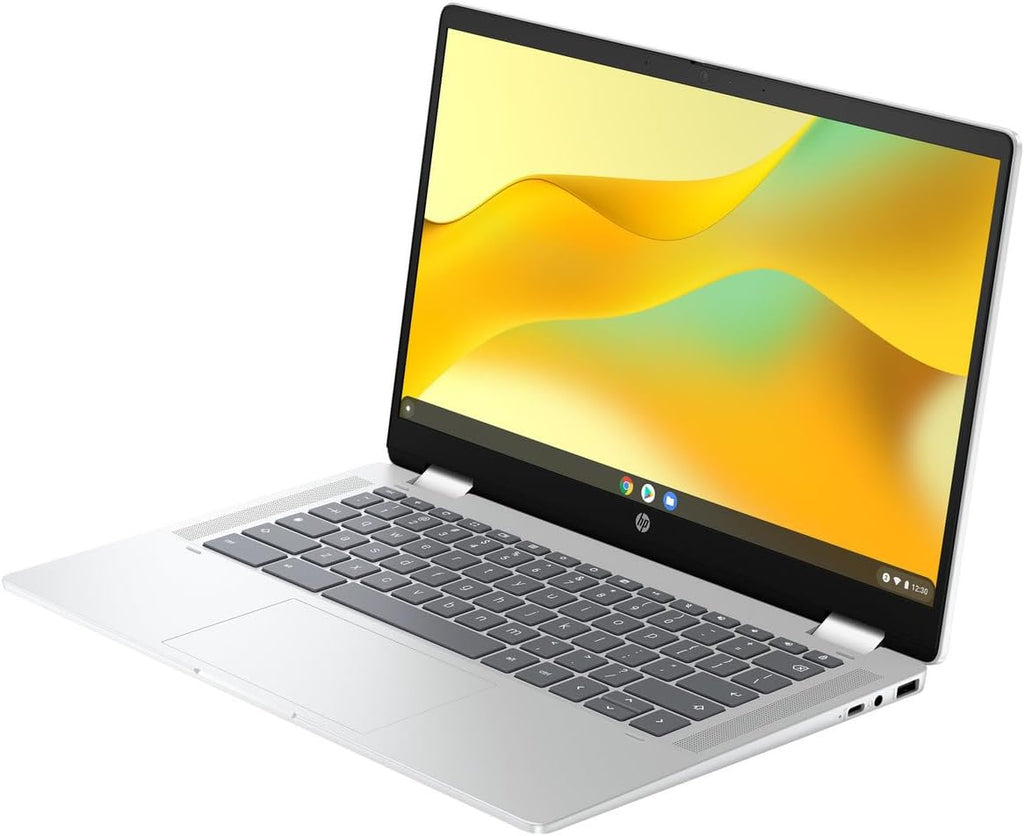 HP 2-in-1 Convertible Chromebook, 14inch HD Touchscreen, Intel Quad-Core Pentium Silver N5030 Processor Up to 3.10GHz, 4GB Ram, 128GB SSD, Intel UHD Graphics, Webcam, Chrome OS(Renewed (14inch/128GB)