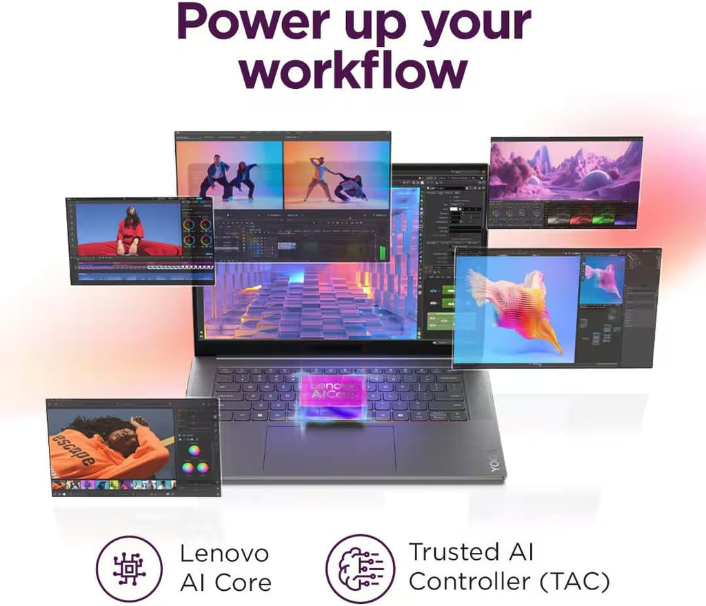 Lenovo Slim 7i Aura Edition AI Laptop (15.3' QHD+ 120Hz Touchscreen, Intel Core Ultra 7 258V, 32GB DDR5, 1TB SSD), Arc 140V GPU, Backlit, Copilot+ PC, 1080P IR Webcam, Wi-Fi 7, Win 11 Home, Luna Grey