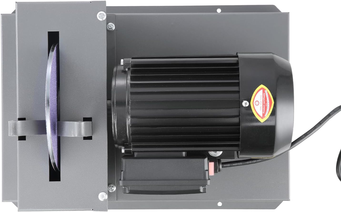 VEVOR Lawn Mower Blade Sharpener - 2/3HP 500W Grinder with 7-inch Ceramic Wheel, Sharpens High/Low Lift, Gator & Flat Blades