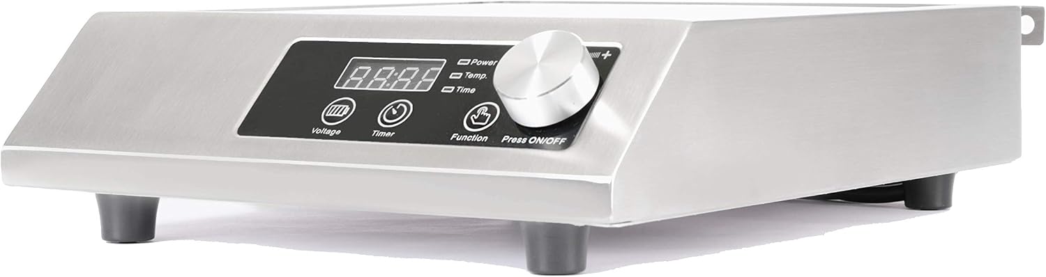 HD Commercial Portable Induction Cooktop, Hot Plate Electric, Single Burner Electric Cooktop, Electric Burner, 20 levels power 1,300-3,400W