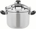 42.3QT Stainless Steel Pressure Cooker, 60Kpa High-Pressure Cooking Pot, Large Steamer Cooking Pressure Canner with Safety Valves for Family or Commercial Use on Gas Stovetop & Induction Cooktop