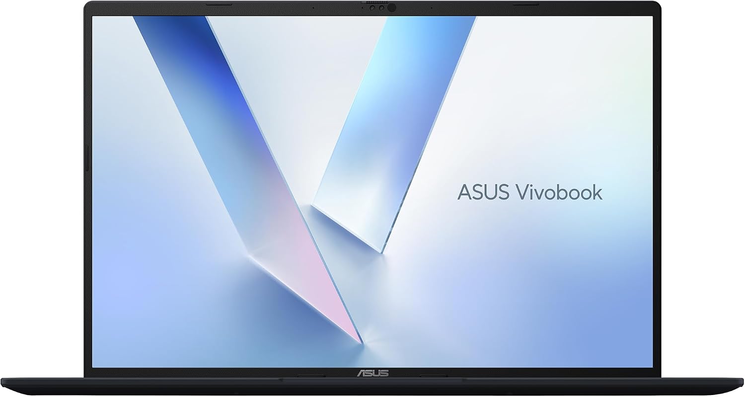 ASUS Vivobook 18 Laptop, 18' WUXGA 144Hz Display, AMD Ryzen 7 260 with XDNA NPU, AMD Radeon Graphics, 32GB RAM, 1TB SSD, Quiet Blue, M1807HA-DB79