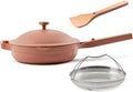 Our Place Always Pan 2.0 | 10.5' Ceramic Pan with Modular Lid, Steamer Basket & Spatula | Patented 10-in-1 Nonstick, Non-Toxic Cookware Made Without PFAS | Induction & Oven-Safe up to 450°F | Spice
