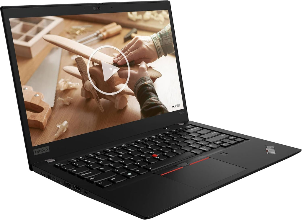 Lenovo ThinkPad T490s 14'' FHD Business Laptop Computer, 8th Gen Intel Quad Core i5-8365U Notebook, 8GB RAM 512GB SSD, Fingerprint Reader, Thunderbolt 3, Type-C, HDMI, Windows 11 Pro (Renewed)
