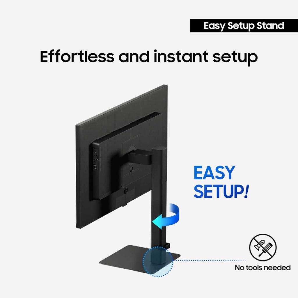 Samsung 32' ViewFinity S8 (S80UD) 4K UHD IPS HDR10 High Resolution Monitor, USB-C, Built-in Speakers, Ergonomic Stand, Built-in KVM Switch, Intelligent Eye Care, LS32D808UBNXGO, 2025