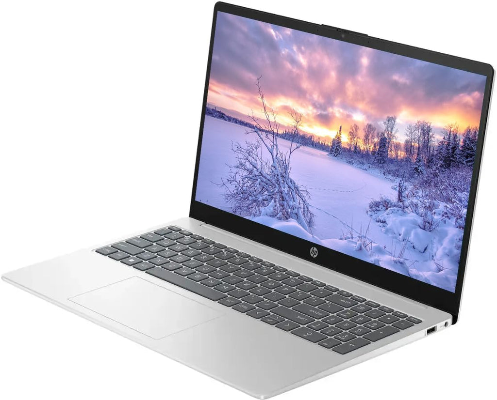 HP 15.6' Touchscreen Business Laptop, 16GB RAM 1TB Storage (512GB SSD+512GB Docking Station Set), 6-Cores Intel Core i3, Windows 11, PLUSERA Earphones, Silver