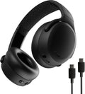 Skullcandy Crusher ANC Over-Ear Noise Canceling Wireless Headphones with Sensory Bass, Works with Bluetooth Devices - Black (Renewed)