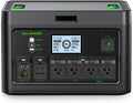 2400W Portable Power Station 1843Wh Solar Generator, Home Battery Backup, LiFePO4 Battery Supply with 12 Outlets(2400W AC Outlets,4800W Peak), USB-C PD100W,2Hrs Fast Charge, RV Travel
