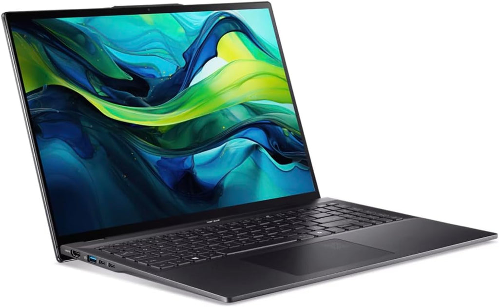 acer Swift 16 AI Laptop Copilot + PC 16.0' Touch OLED 2.8K Display (Intel Ultra 7-256V (Beats i9-14900k), 16GB LPDDR5X, 1TB SSD, Backlit KB, Fingerprint, 2 TB 4, Win 11 Pro) w/DKZ USB Port Expander