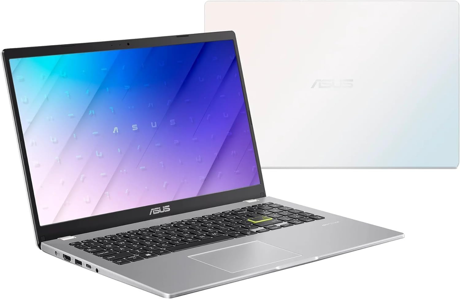 ASUS L510 Business Laptop, 15.6' FHD Display, Intel Celeron N4020 Processor, 4GB RAM, 128GB eMMC Storage, Backlit Keyboard, 1-Year Microsoft 365, Windows 11 Home, White with TGY Accessories