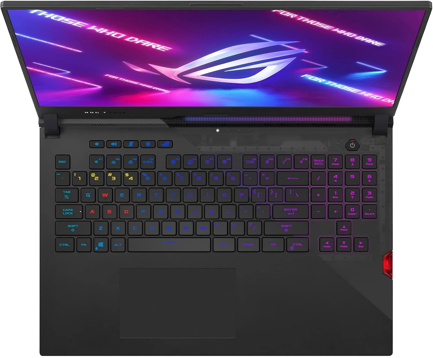 ASUS ROG Strix Scar 17 (2021) Gaming Laptop, 17.3' 300Hz IPS FHD Display, NVIDIA GeForce RTX 3070, AMD Ryzen 9 5900HX, 32GB DDR4, 1TB SSD, Opti-Mechanical Per-Key RGB Keyboard, Windows 10, G733QR-DS98