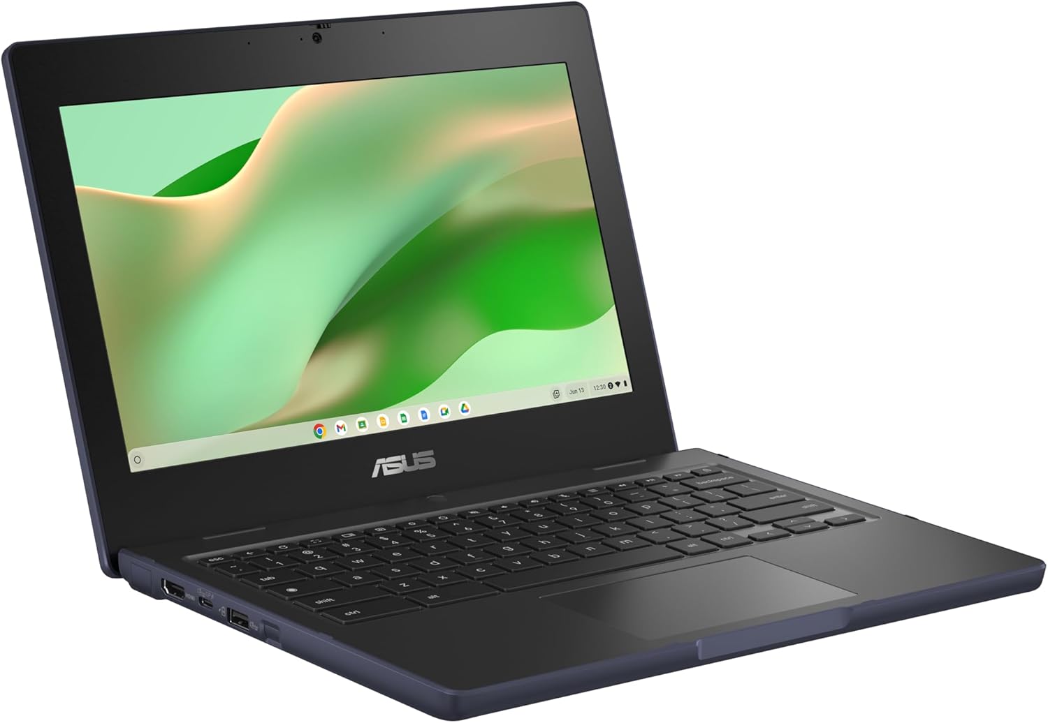 ASUS Chromebook CR11 Ruggedized Laptop, 11.6' Display, Intel Processor N100 Processor, 4GB RAM, 64GB eMMC Storage, Antimicrobial Guard, Spill-Resistant Keyboard, Mineral Grey, CR1104CGA-AS44