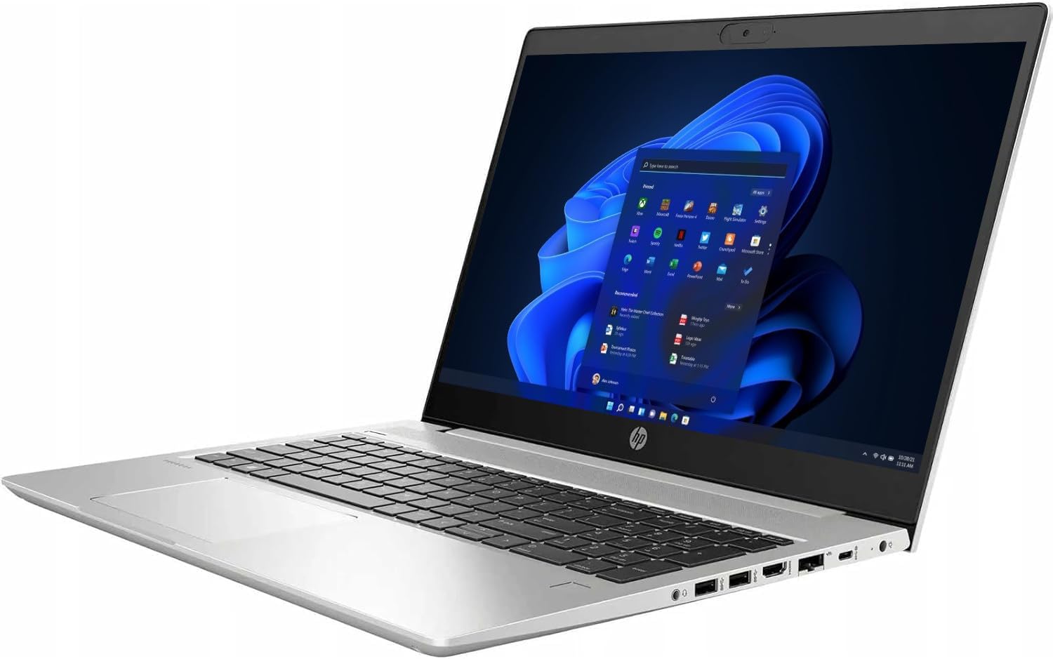 HP ProBook 450 G7 15.6' 1920x1080 FHD Notebook, Intel Core i5-10210U 4 Core, 16GB RAM, 256GB NVMe SSD, HDMI, USB-C, Webcam, Windows 11 Pro (Renewed)